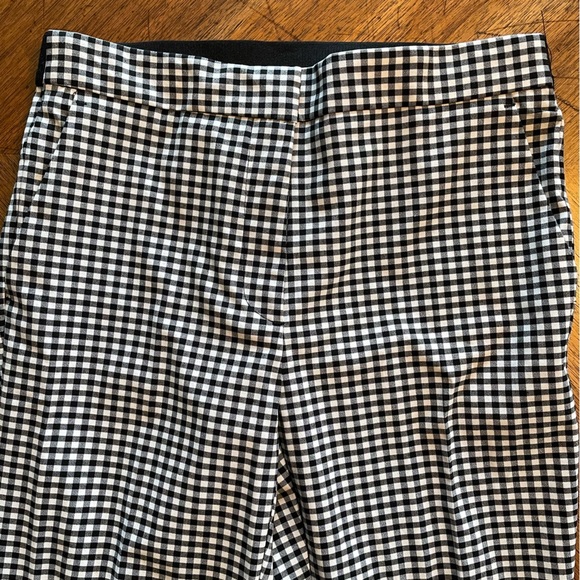 NWT Zara Jogger Waist Black/White Gingham Slim Fit Pant S - Picture 8 of 11